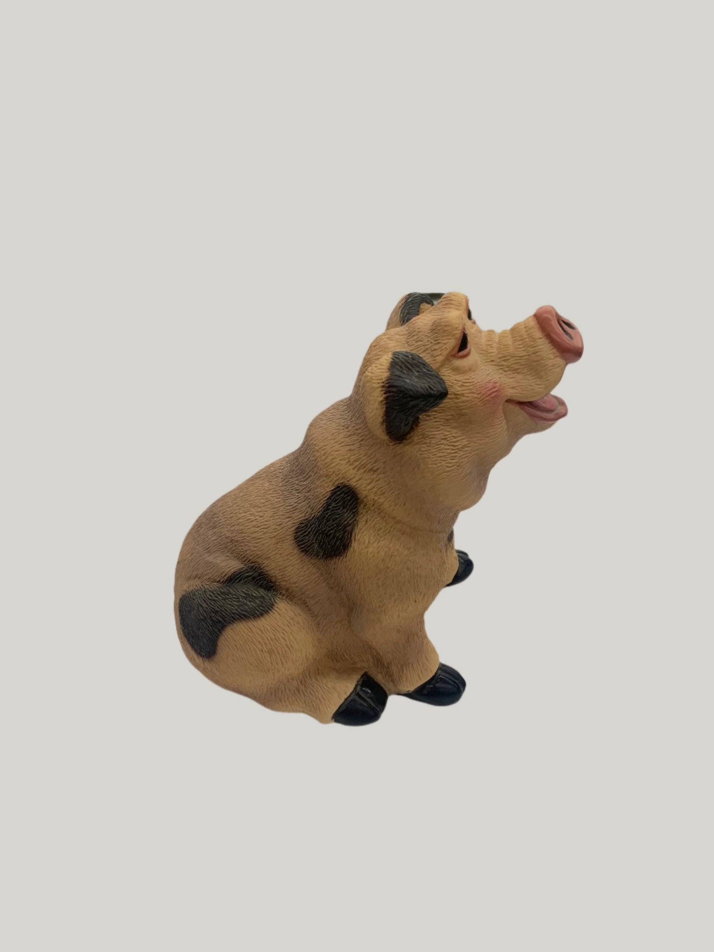 Vintage 1996 Sam Electronics snorting pig 7" statue figurine