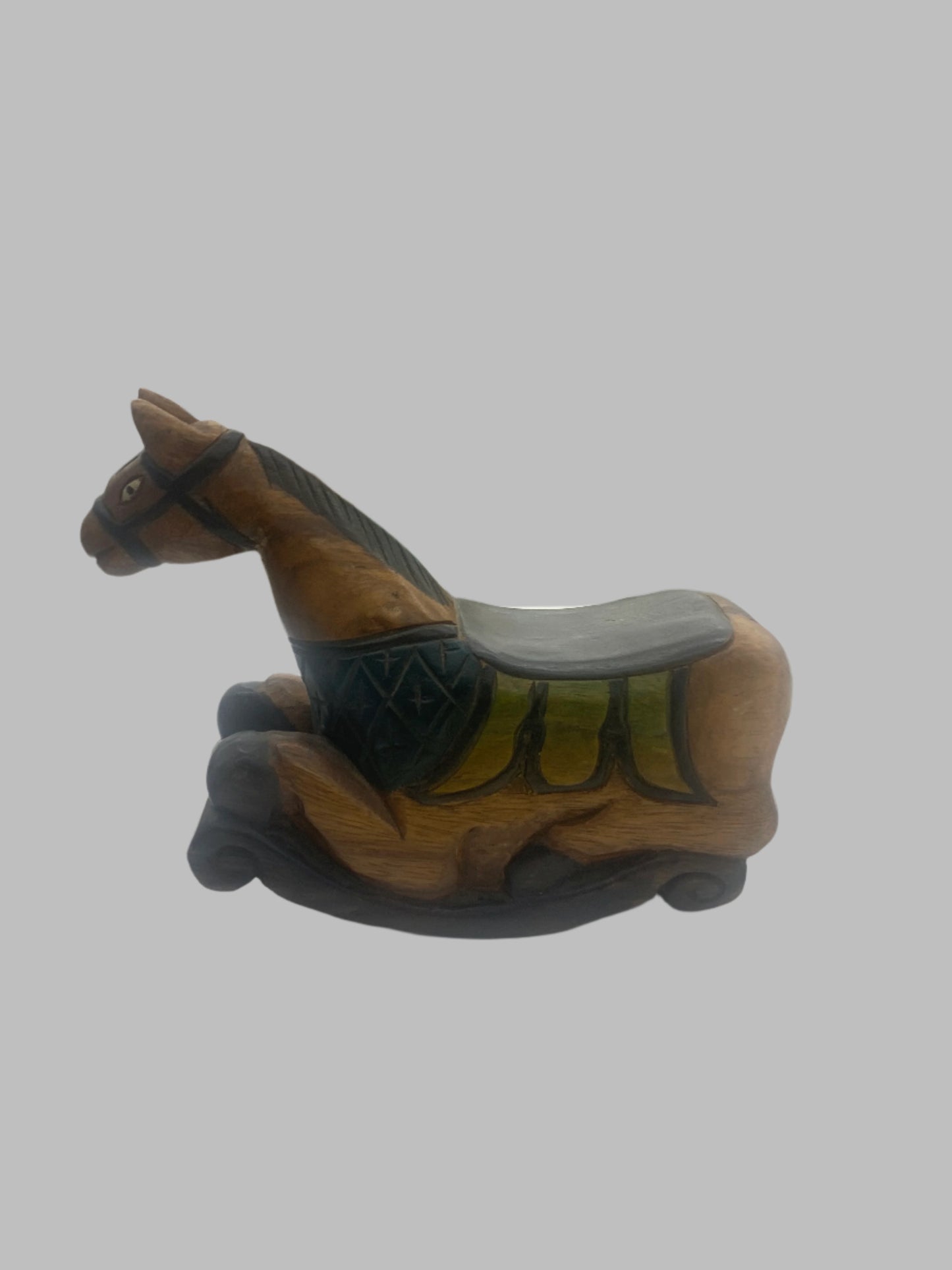 VINTAGE COLLECTIBLE HAND CARVED HORSE