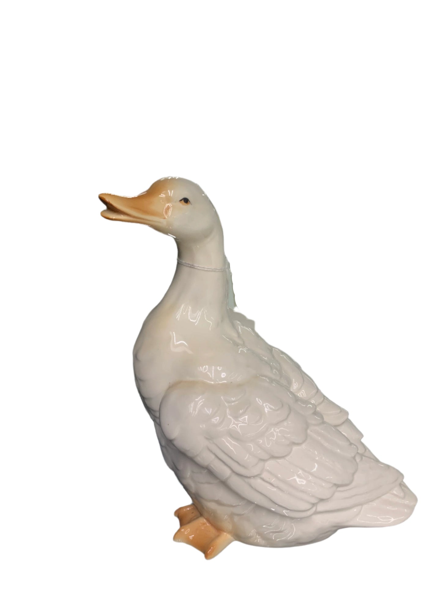 VINTAGE PORCELEAN DUCK FIGURINE
