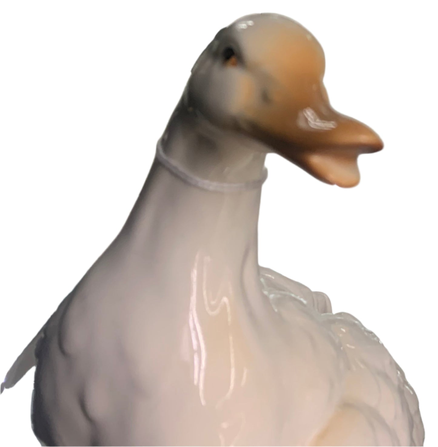 VINTAGE PORCELEAN DUCK FIGURINE