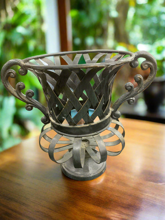 METAL DECOR VASE