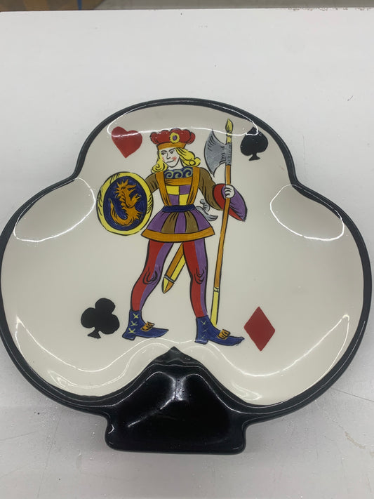 CLUB SHAPED TRINKET DISH