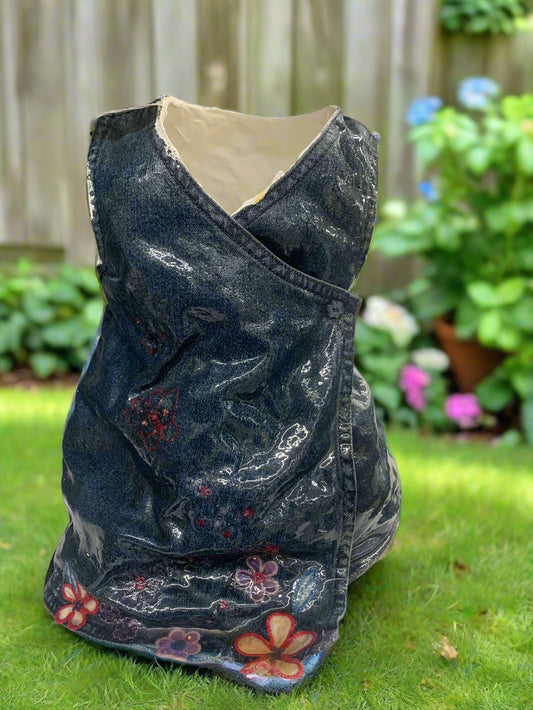 DENIM PLANTING POT
