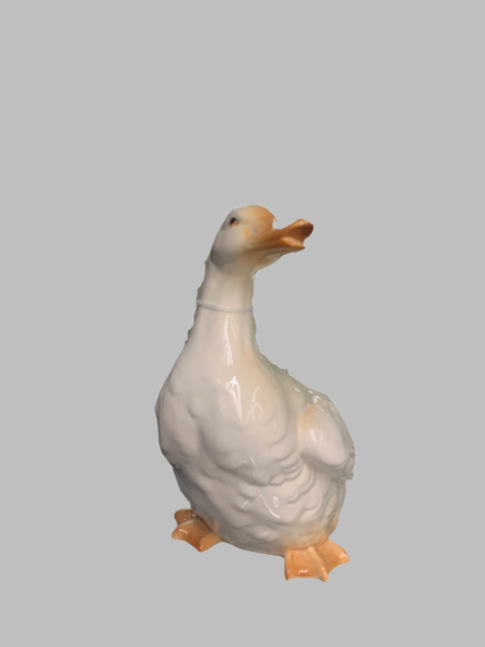 VINTAGE PORCELEAN DUCK FIGURINE