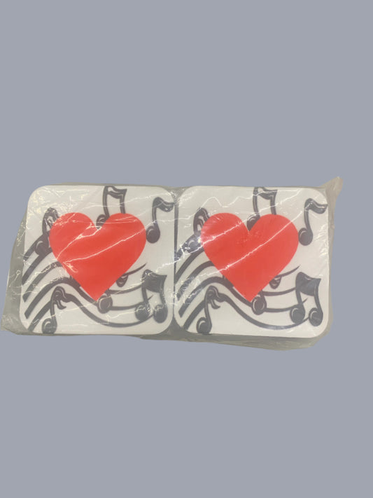 SET OF 8 SOFT COASTERS
