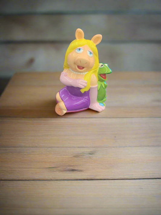 MUPPETS MRS PIGGY AND KERMIT COOKIE JAR